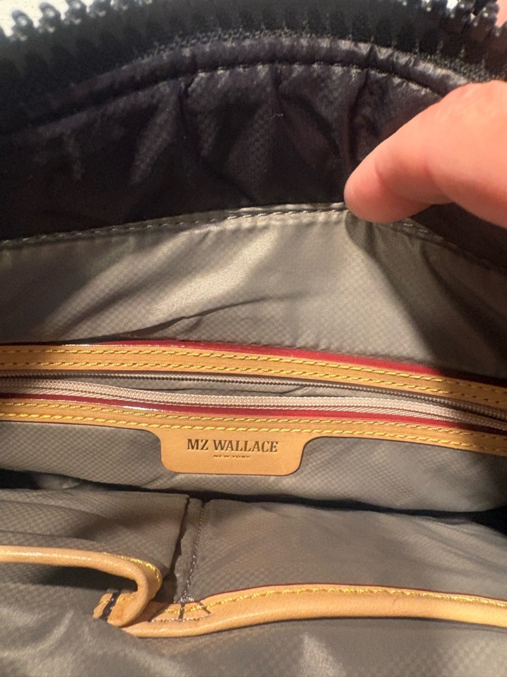 MZ Wallace Quilted Crossbody Bag — Black - Picture 8 of 10
